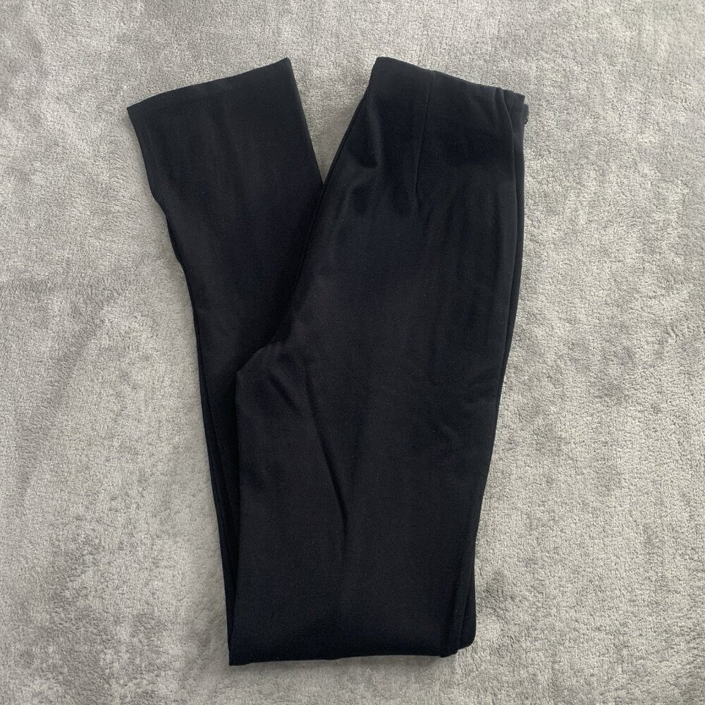 ANINE BING Max Skinny Trousers Pant Womens 4/38 Elastic Waistband Black Goth